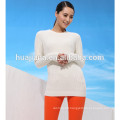 blended cashmere woman's white sweater